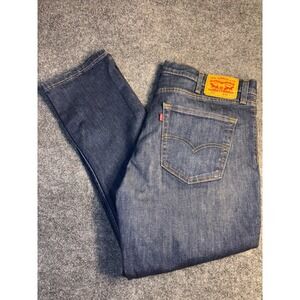 Levi's 511 Jeans Men's 40x30 Blue Denim Medium Wash Red Tab Boho Straight Leg